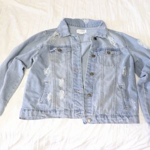Distressed Jean Jacket